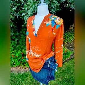 Liberty love, ❤️Floral Rusty Women's Top